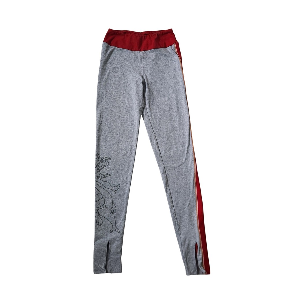 Disney Figment Dragon Sweatpants Lounge Pants Women's Gray Red size XS